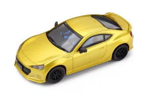PCT01V Subaru BRZ Yellow inc working headlights 1:32 scale